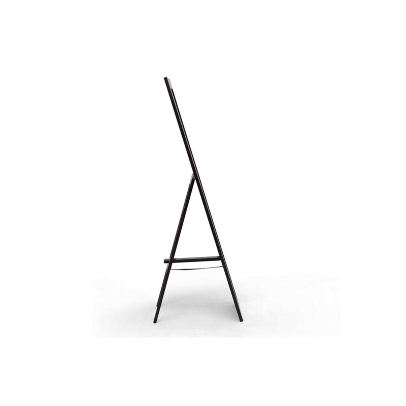 Baxton Studio Lund Mirror in Dark Brown