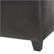 Storage Cube Ottoman in Dark Brown