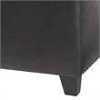Storage Cube Ottoman in Black