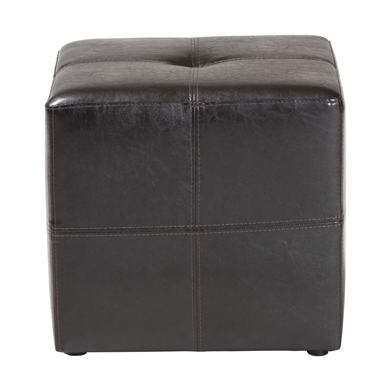 Nox Ottoman in Dark Brown
