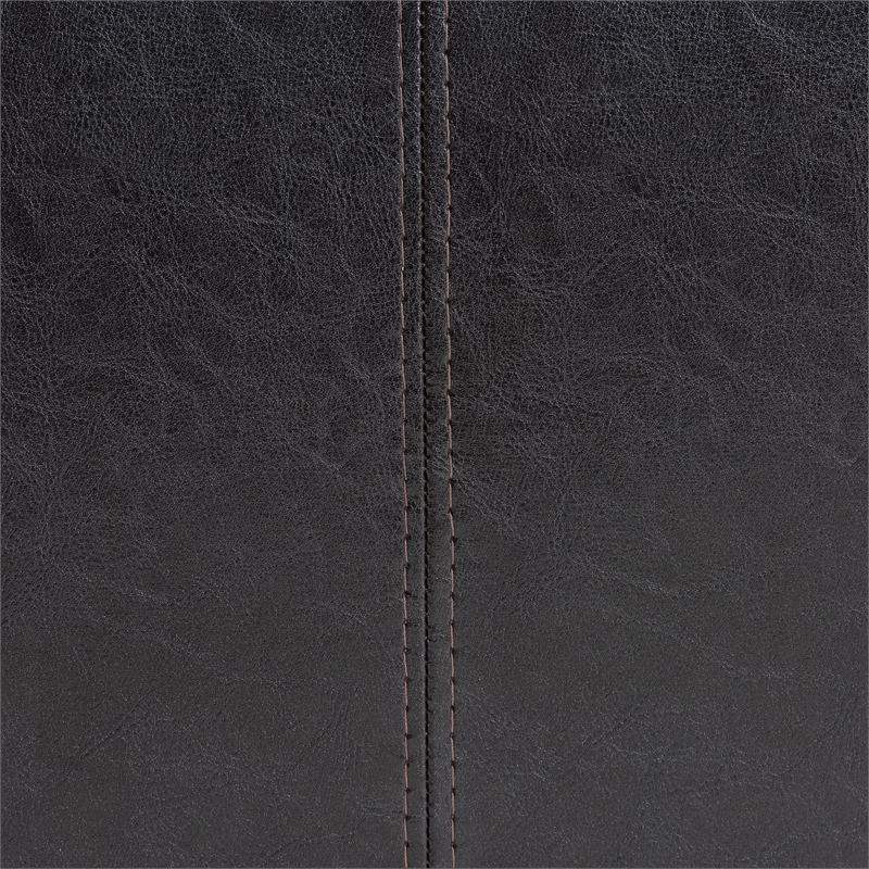 Aric Ottoman in Dark Brown