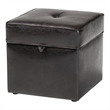 Sydney Ottoman in Dark Brown