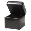 Sydney Ottoman in Dark Brown