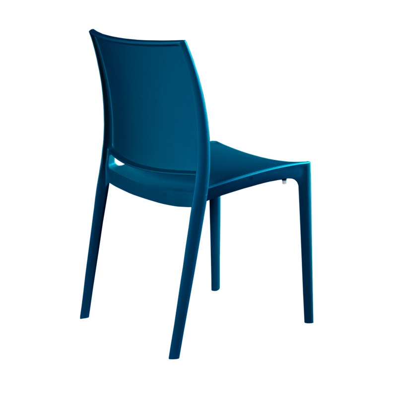 Niche Terrace Plastic Indoor/Outdoor Stacking Chair - Coastal Navy