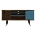 Rustic Brown and Aqua Blue