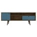 Rustic Brown and Aqua Blue