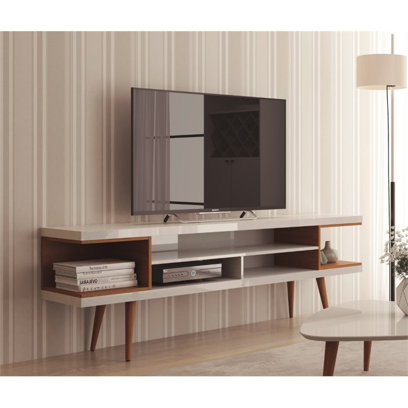 Manhattan Comfort Utopia Wood TV Stand for TVs up to 65