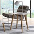Manhattan Comfort Utopia Square Solid Wood End Table in Off White