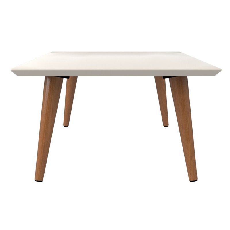 Manhattan Comfort Utopia Engineered Wood Coffee Table in Off White