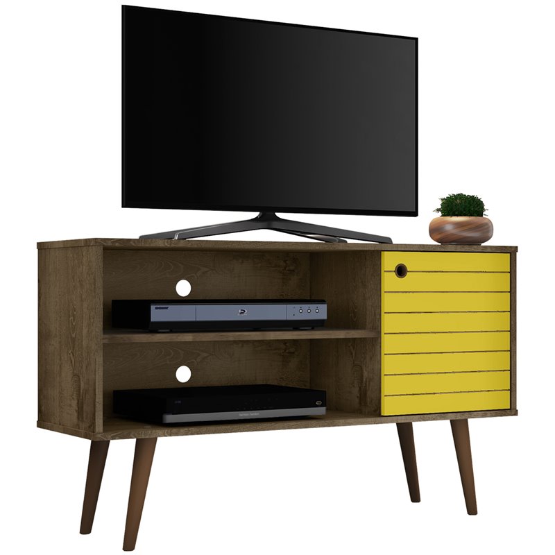 Manhattan Comfort Liberty Wood TV Stand for TVs up to 46