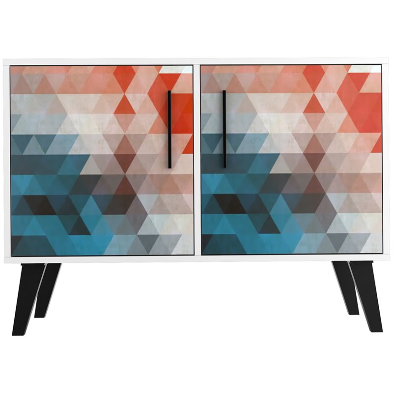 Manhattan Comfort Amsterdam Engineered Wood Sideboard in Multi-Color