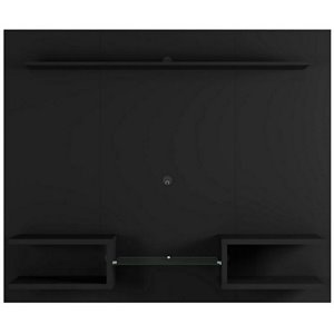 Manhattan Comfort Plaza 64&quot Wood Floating Entertainment Center in Black