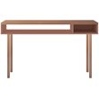 Windsor 47.24 Console Accent Table in Ceramic Pink and Nature
