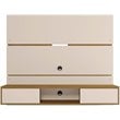 Manhattan Comfort Vernon Floating Wood Entertainment Center in Off White