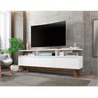 Manhattan Comfort Yonkers Wood TV Stand for TVs up to 65