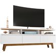 Manhattan Comfort Yonkers Wood TV Stand for TVs up to 65
