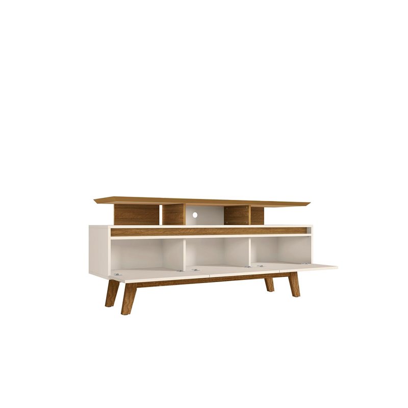 Manhattan Comfort Yonkers Wood TV Stand for TVs up to 60