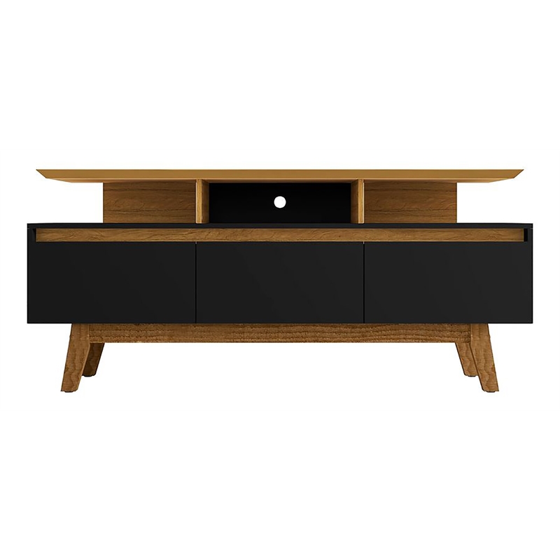 Manhattan Comfort Yonkers Wood TV Stand for TVs up to 60