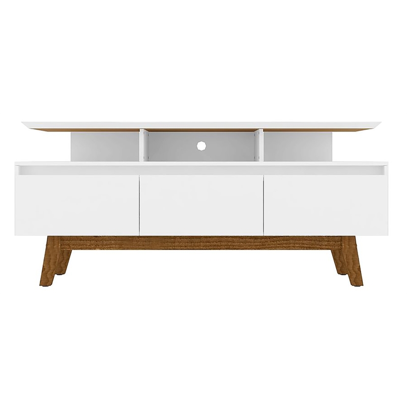 Manhattan Comfort Yonkers Wood TV Stand for TVs up to 60