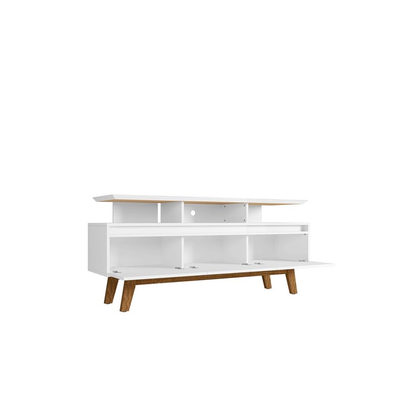 Manhattan Comfort Yonkers Wood TV Stand for TVs up to 60