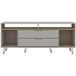 Manhattan Comfort Rockefeller Wood TV Stand for TVs up to 60