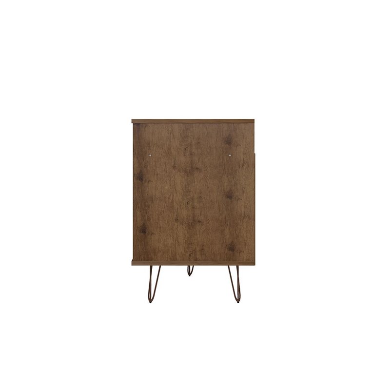 Manhattan Comfort Rockefeller Wood TV Stand for TVs up to 60
