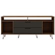 Manhattan Comfort Rockefeller Wood TV Stand for TVs up to 60