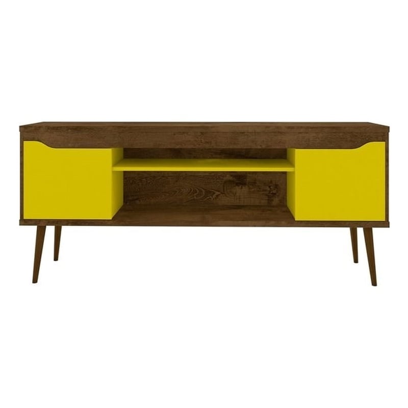 Manhattan Comfort Bradley Wood TV Stand for TVs up to 60