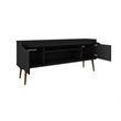 Manhattan Comfort Bradley 4 Shelves Wood TV Stand for TVs up to 60