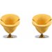 Yellow and Polished Chrome