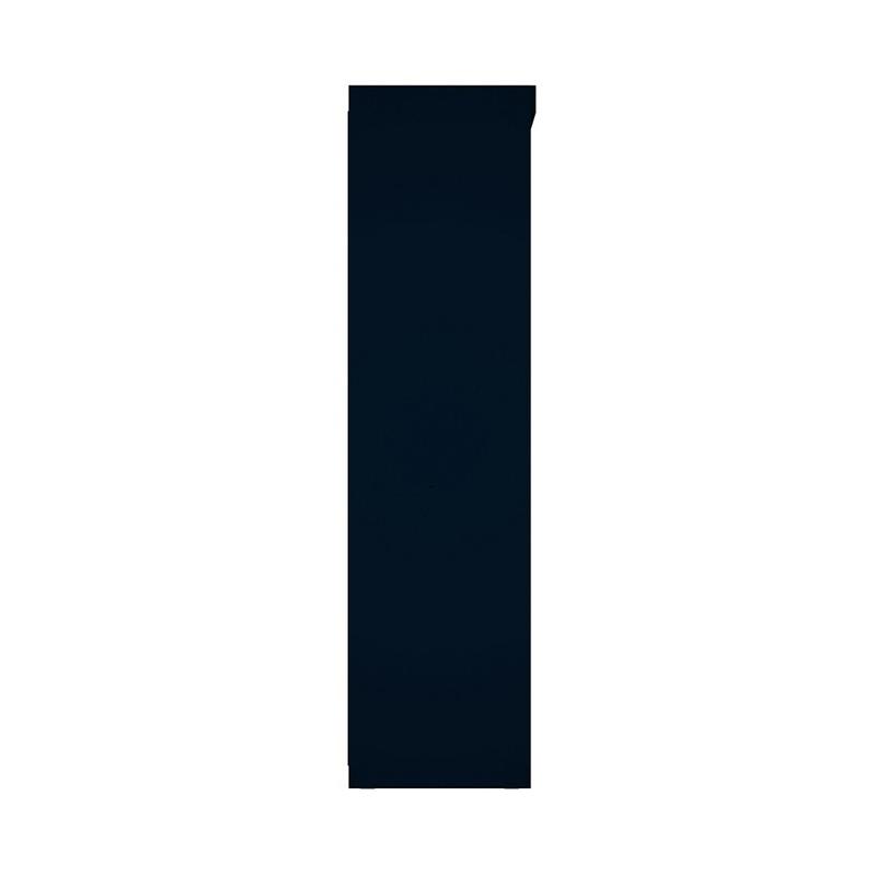 Manhattan Comfort Mulberry Double Hanging Wood Wardrobe Closet in Midnight Blue