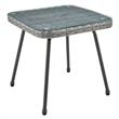 Manhattan Comfort Cannes 3-Piece Rattan Patio Conversation Set in Gray