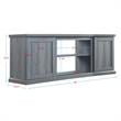 Manhattan Comfort Franklin 2-Door Wood TV Stand for TVs up to 56