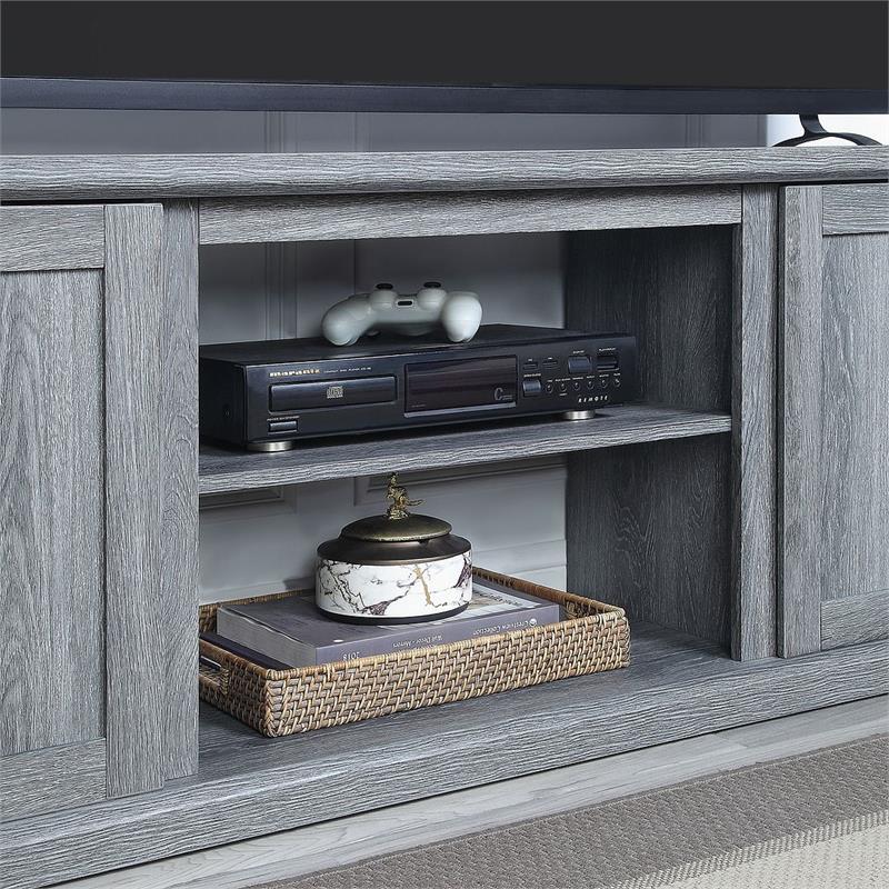 Manhattan Comfort Franklin 2-Door Wood TV Stand for TVs up to 56