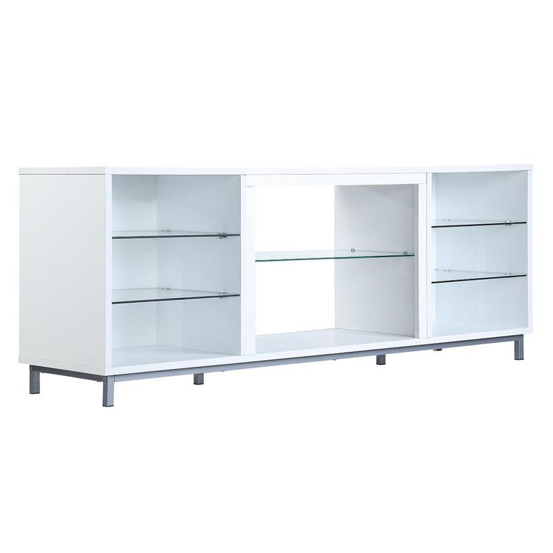 Manhattan Comfort Brighton Wood TV Stand for TVs up to 56