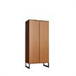 Lexington Contemporary Modern Bookcase with 4 Shelves in Maple Engineered Wood