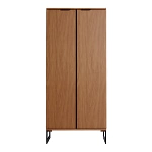 Lexington Contemporary Modern Bookcase with 4 Shelves in Maple Engineered Wood