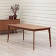 Tudor Traditional Rectangular Wood Dining Table in Maple Cream Engineered Wood