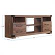 Manhattan Comfort Richmond 4 Shelves Wood TV Stand for TVs up to 56
