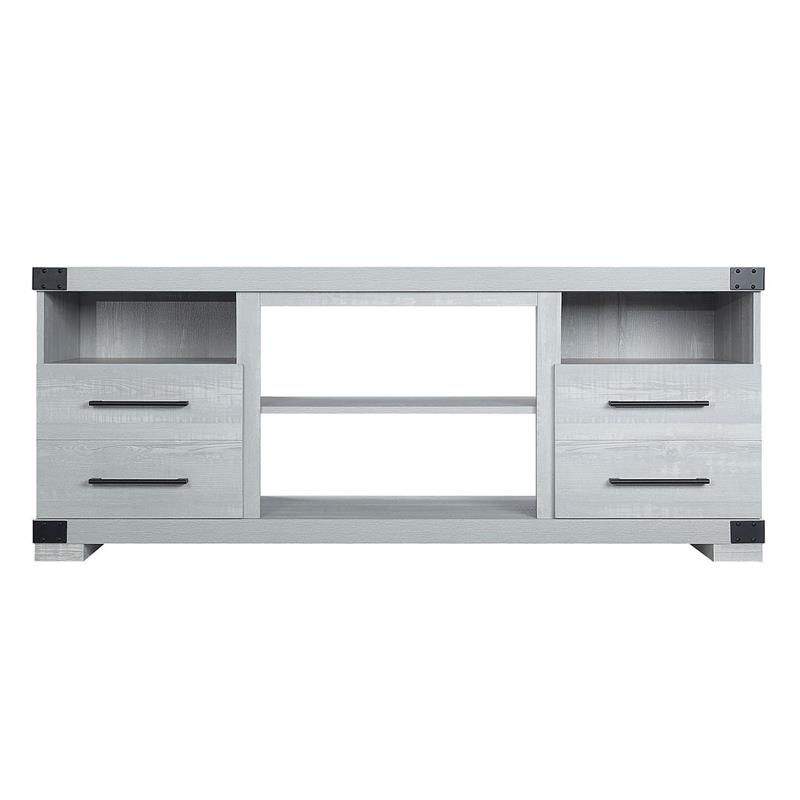 Manhattan Comfort Richmond 4 Shelves Wood TV Stand for TVs up to 56