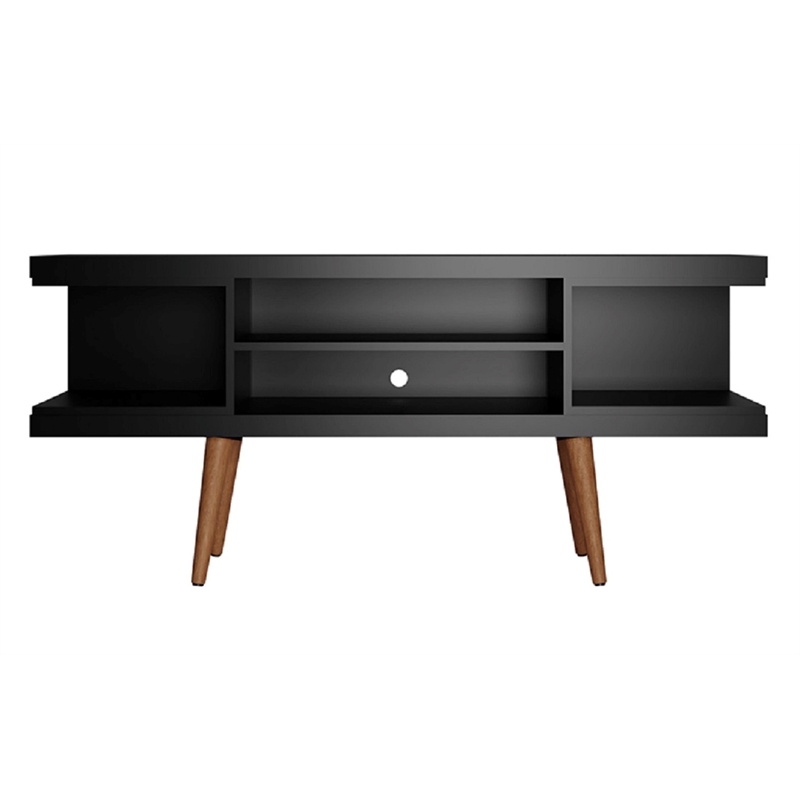 Manhattan Comfort Utopia 4 Shelves Wood TV Stand for TVs up to 50
