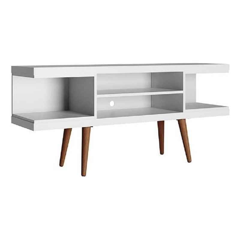 Manhattan Comfort Utopia 4 Shelves Wood TV Stand for TVs up to 50