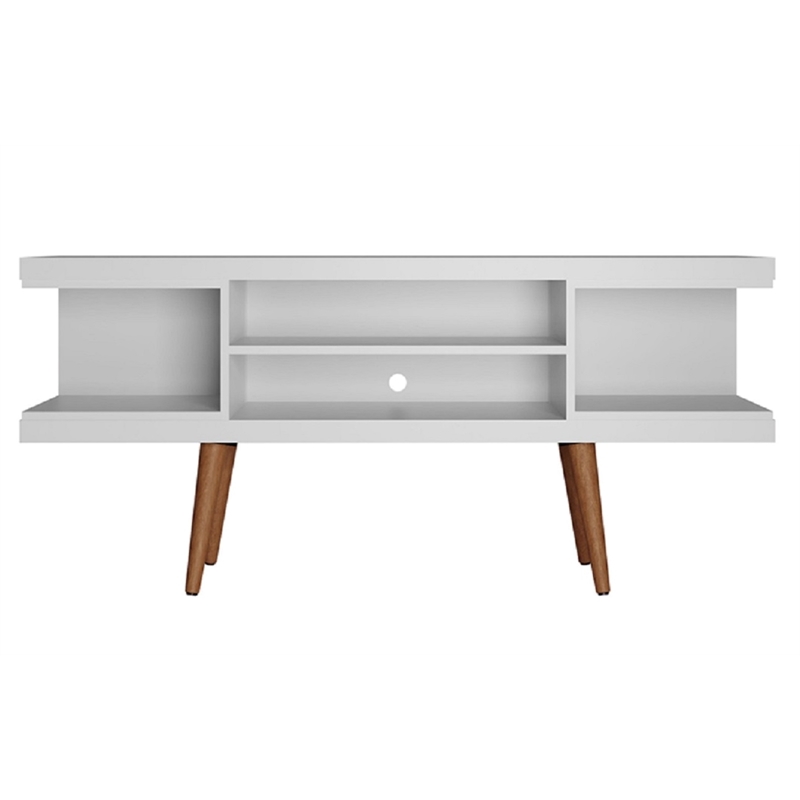 Manhattan Comfort Utopia 4 Shelves Wood TV Stand for TVs up to 50