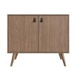 Manhattan Comfort Amber 1-Shelf Engineered Wood Accent Cabinet in Natural