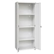 Manhattan Comfort Fortress Tall Wood Garage Cabinet in White