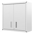 Manhattan Comfort Fortress Metal Floating Garage Cabinet in White