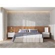 Manhattan Comfort Jasper Engineered Wood Nightstands in Off White (Set of 2)