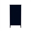 Manhattan Comfort Crown 2-Drawer Wood Full Wardrobe Armoire in Midnight Blue