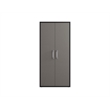 Manhattan Comfort Eiffel 2-Piece Engineered Wood Storage Cabinets in Gray