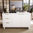 Manhattan Comfort Granville Engineered Wood Sideboard in White